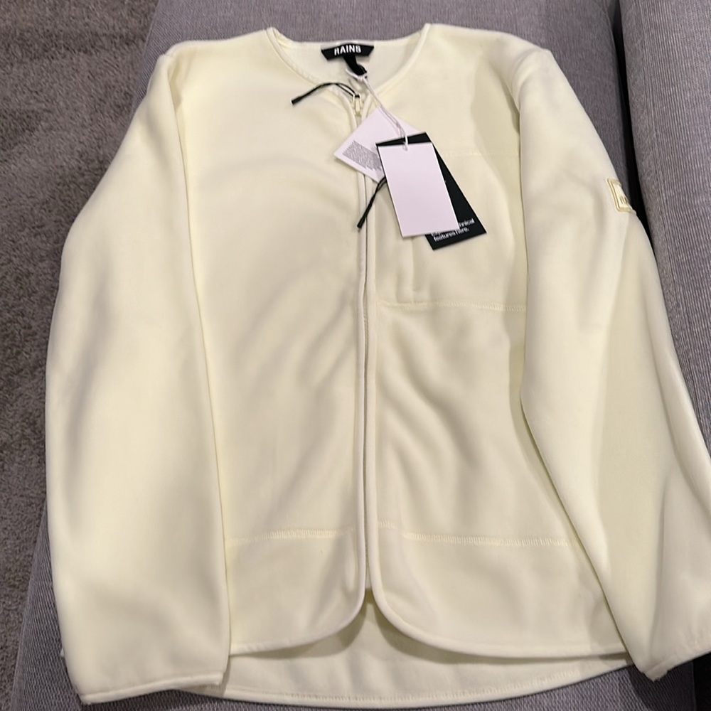 RAINS FLEECE JACKET - STRAW COLOR Unisex